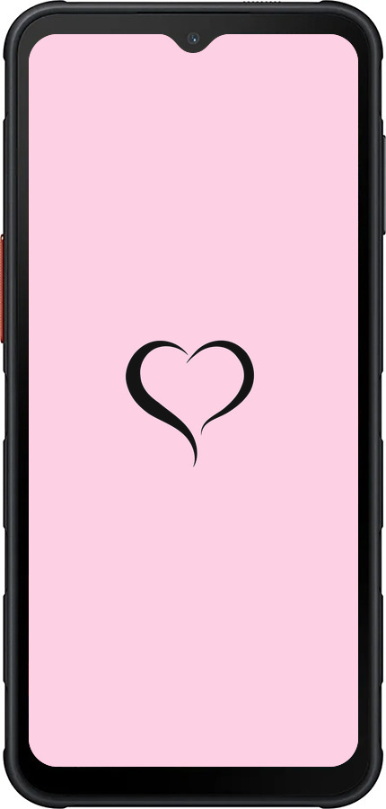Силіконовий чехол Серце 1 для Samsung Xcover7 Pro - 4730u-4092 изображение 