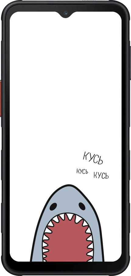 Силиконовый чехол Акула для Samsung Xcover7 Pro - 4870u-4092 изображение 