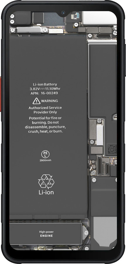 Силіконовий чехол Деталі смартфона для Samsung Xcover7 Pro - 5487u-4092 изображение 