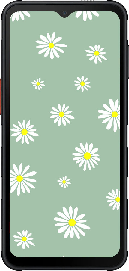 Силиконовый чехол Ромашки v4 для Samsung Xcover7 Pro - 5603u-4092 изображение 