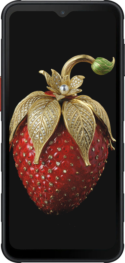 Силиконовый чехол Клубника v3 для Samsung Xcover7 Pro - 5638u-4092 изображение 