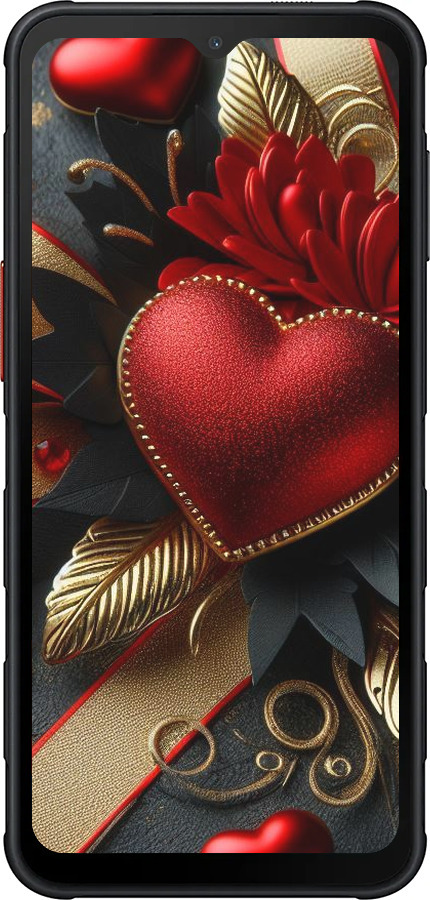 Силіконовий чехол Сердечки v2 для Samsung Xcover7 Pro - 5832u-4092 изображение 