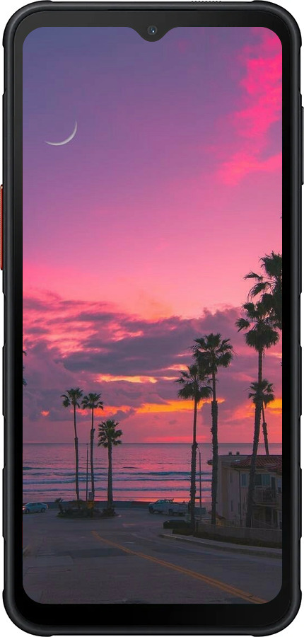 Силиконовый чехол Пальмы для Samsung Xcover7 Pro - 5873u-4092 изображение 