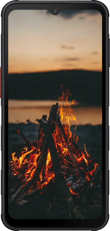 Силиконовый чехол Огонь для Samsung Xcover7 Pro - 6021u-4092 изображение 
