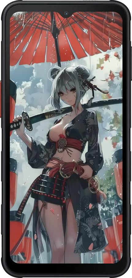 Силіконовий чехол Гейша-воїн для Samsung Xcover7 Pro - 6124u-4092 изображение 