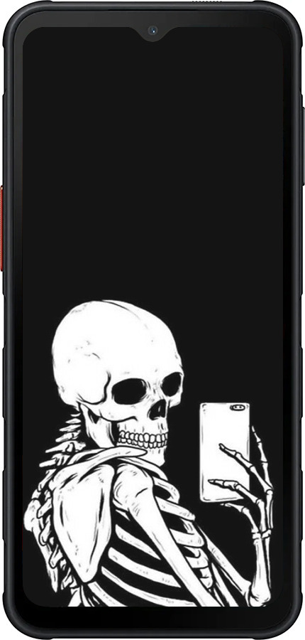 Силиконовый чехол Скелет делает Selfie для Samsung Xcover7 Pro - 6535u-4092 изображение 