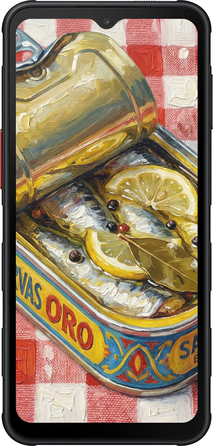 Силиконовый чехол Vintage Sardine Tin Phone для Samsung Xcover7 Pro - 6772u-4092 изображение 