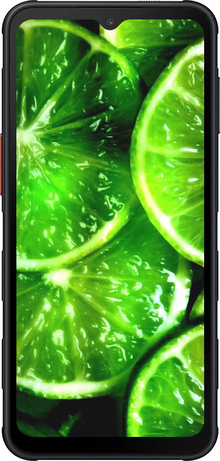 Силиконовый чехол Зелёные дольки лимона для Samsung Xcover7 Pro - 852u-4092 изображение 