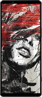 Силиконовый чехол Лицо девушки для Sony Xperia 1 IV - 1162u-2787 изображение 