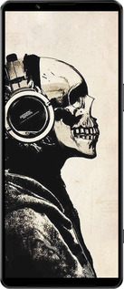 Силиконовый чехол Скелет-меломан v2 для Sony Xperia 1 IV - 1200u-2787 изображение 