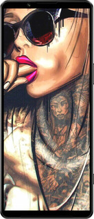 Силиконовый чехол Девушка в тату для Sony Xperia 1 IV - 4001u-2787 изображение 