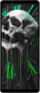 Силиконовый чехол Череп-часы для Sony Xperia 1 IV - 4100u-2787 изображение 