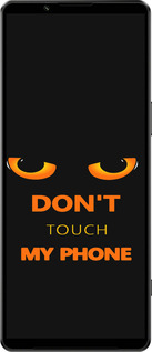 Силиконовый чехол Don't touch the phone для Sony Xperia 1 IV - 4261u-2787 изображение 