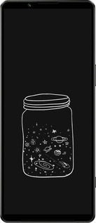 Силиконовый чехол Космос в банке для Sony Xperia 1 IV - 4297u-2787 изображение 