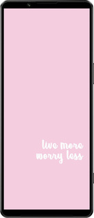 Силиконовый чехол Живи больше для Sony Xperia 1 IV - 4347u-2787 изображение 