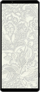 Силиконовый чехол Белое кружево для Sony Xperia 1 IV - 4383u-2787 изображение 