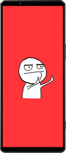 Силиконовый чехол Мем для Sony Xperia 1 IV - 4578u-2787 изображение 