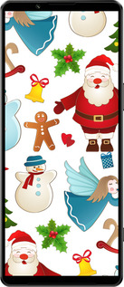 Силиконовый чехол Новогодний 1 для Sony Xperia 1 IV - 4614u-2787 изображение 