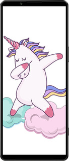 Силиконовый чехол Единорог для Sony Xperia 1 IV - 4702u-2787 изображение 
