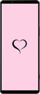 Силиконовый чехол Сердце 1 для Sony Xperia 1 IV - 4730u-2787 изображение 