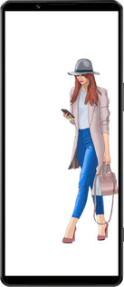 Силиконовый чехол Девушка 1 для Sony Xperia 1 IV - 4751u-2787 изображение 