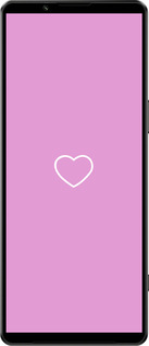 Силиконовый чехол Сердце 2 для Sony Xperia 1 IV - 4863u-2787 изображение 