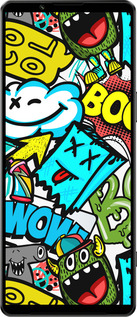 Силиконовый чехол Стикеры v4 для Sony Xperia 1 IV - 5508u-2787 изображение 