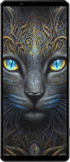 Силиконовый чехол Кошка для Sony Xperia 1 IV - 5548u-2787 изображение 