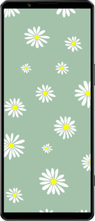 Силиконовый чехол Ромашки v4 для Sony Xperia 1 IV - 5603u-2787 изображение 