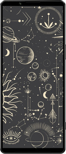 Силиконовый чехол Фаза луны для Sony Xperia 1 IV - 5605u-2787 изображение 