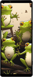 Силиконовый чехол Жабки для Sony Xperia 1 IV - 5656u-2787 изображение 