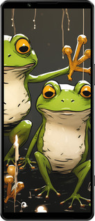 Силиконовый чехол Жабки 2 для Sony Xperia 1 IV - 5657u-2787 изображение 