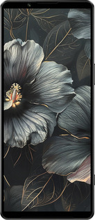 Силиконовый чехол Черные цветы для Sony Xperia 1 IV - 6031u-2787 изображение 