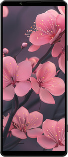 Силіконовий чехол Пурпурова сакура для Sony Xperia 1 IV - 6075u-2787 изображение 