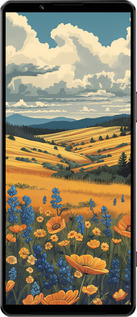 Силіконовий чехол Українське поле для Sony Xperia 1 IV - 6082u-2787 изображение 