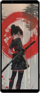 Силиконовый чехол Сумерки воина: Танец с катаной для Sony Xperia 1 IV - 6123u-2787 изображение 