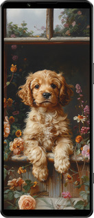 Силиконовый чехол Щенок cocker spaniel для Sony Xperia 1 IV - 6136u-2787 изображение 