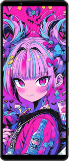 Силиконовый чехол Аниме милаха для Sony Xperia 1 IV - 6314u-2787 изображение 