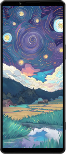 Силиконовый чехол Креативный арт для Sony Xperia 1 IV - 6322u-2787 изображение 