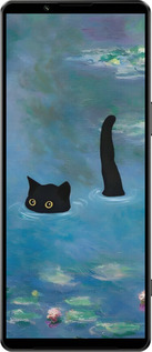 Силиконовый чехол С изображением кота и водяной лилии Monet для Sony Xperia 1 IV - 6519u-2787 изображение 