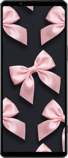 Силіконовий чехол Coquette Ribbons Dark Coquette для Sony Xperia 1 IV - 6767u-2787 изображение 