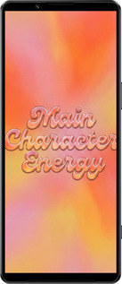 Силиконовый чехол Aura Gradient Main Character Energy Aesthetic Y2K для Sony Xperia 1 IV - 6783u-2787 изображение 