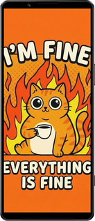 Силиконовый чехол Funny Cat для Sony Xperia 1 IV - 6786u-2787 изображение 