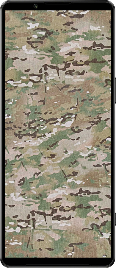 Силиконовый чехол Камуфляж v5 для Sony Xperia 1 IV - 1201u-2787 изображение 