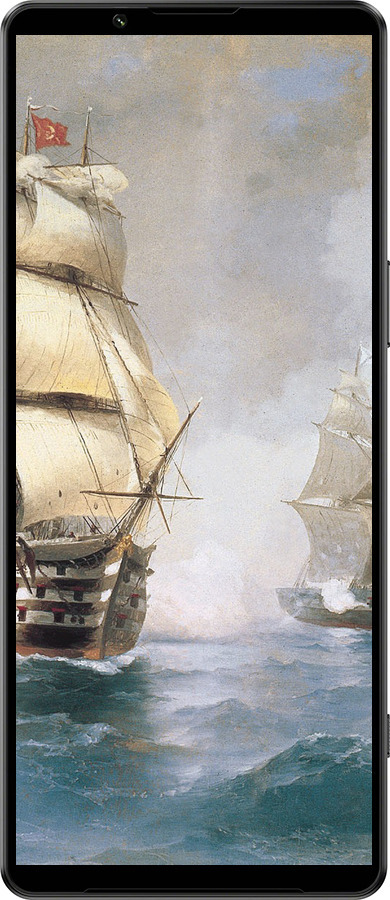 Силиконовый чехол Айвазовский. Корабли для Sony Xperia 1 IV - 160u-2787 изображение 