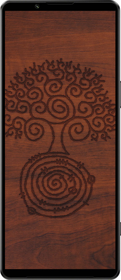 Силиконовый чехол Узор дерева для Sony Xperia 1 IV - 4119u-2787 изображение 