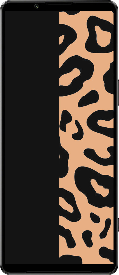 Силиконовый чехол Пятна леопарда для Sony Xperia 1 IV - 4269u-2787 изображение 