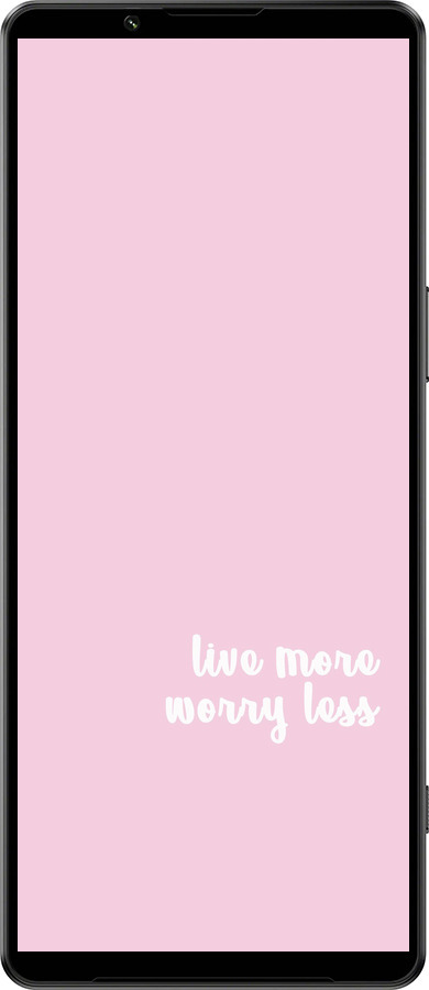 Силиконовый чехол Живи больше для Sony Xperia 1 IV - 4347u-2787 изображение 