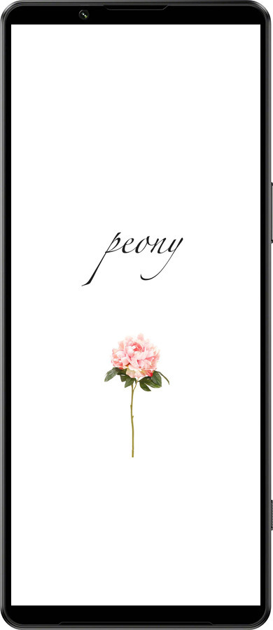 Силиконовый чехол Пион для Sony Xperia 1 IV - 4366u-2787 изображение 