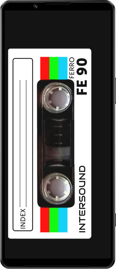 Силиконовый чехол Кассета с90 для Sony Xperia 1 IV - 4894u-2787 изображение 